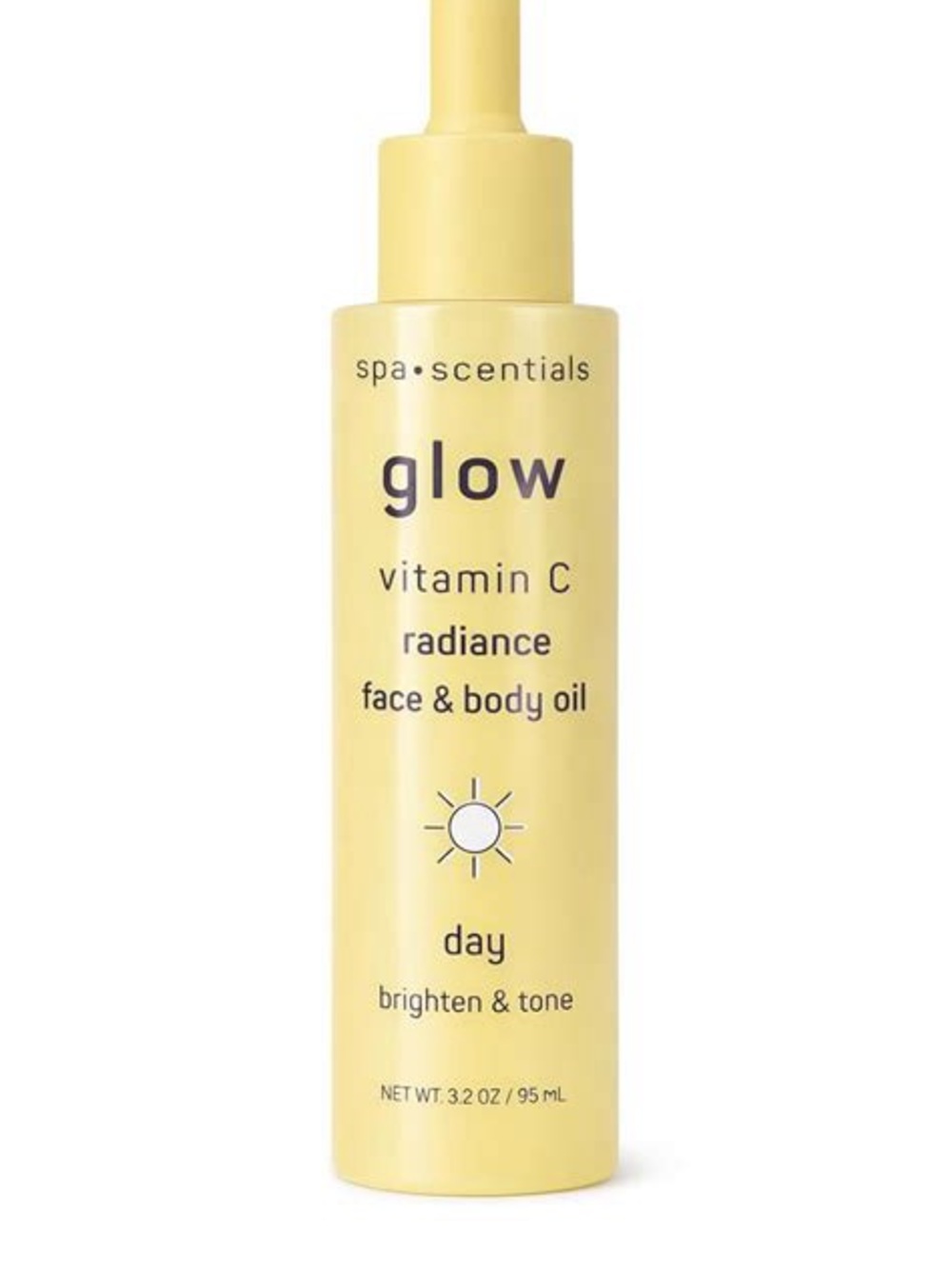 New! spa • scentials Glow Vitamin C Radiance Face & Body Oil